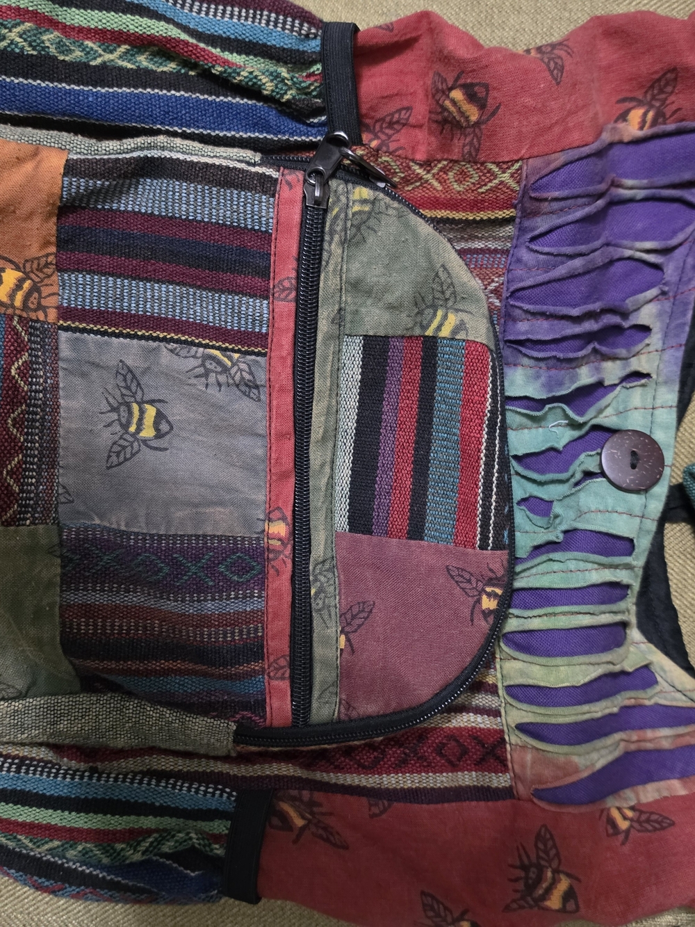 Bohemian Multicolor Patchwork Women’s Shoulder Bag